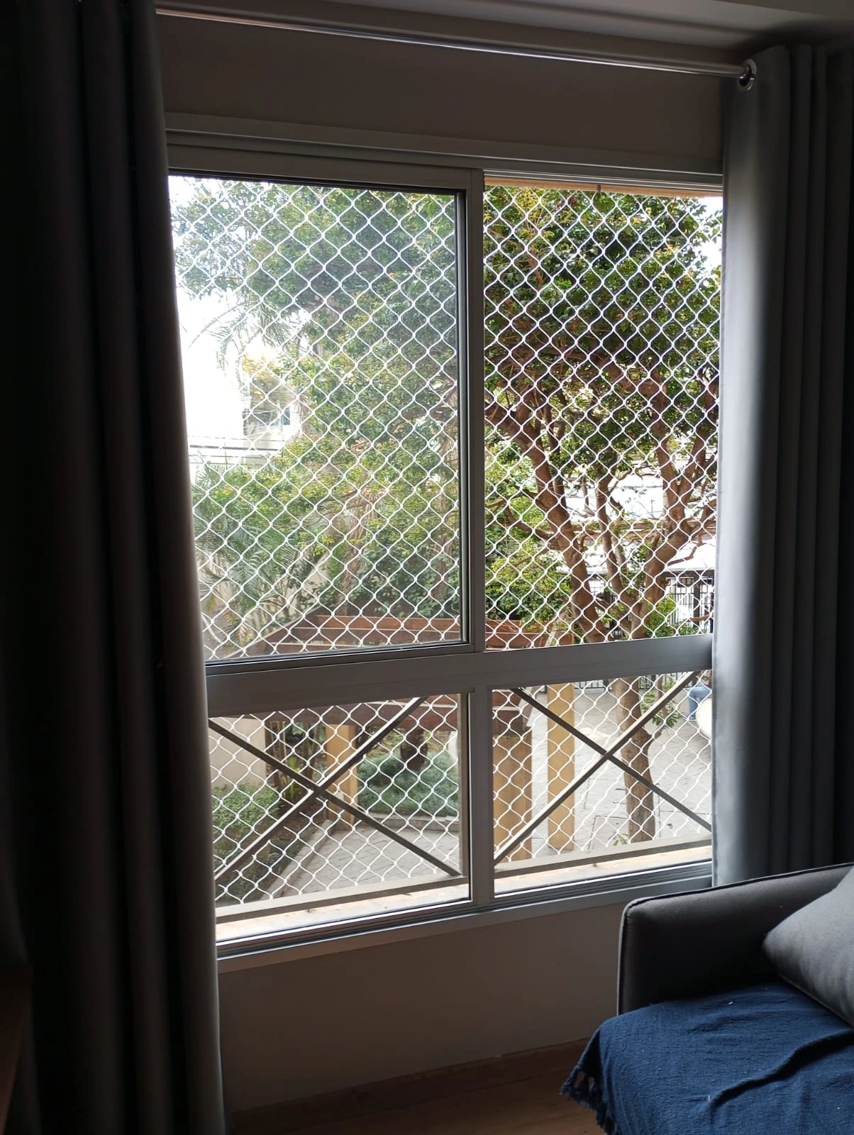 Rede de proteção em casa para pets e crianças